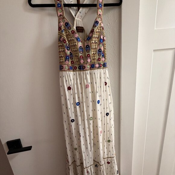 Anthropologie Payal Pratap Nora Midi Embroidered Dress - Picture 2 of 3